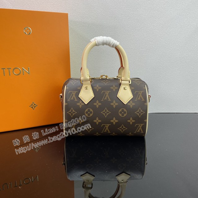 Lv路易威登2023專櫃新款Speedy Bandoulière20手袋 LV老花手提包 M46234 ydh5037